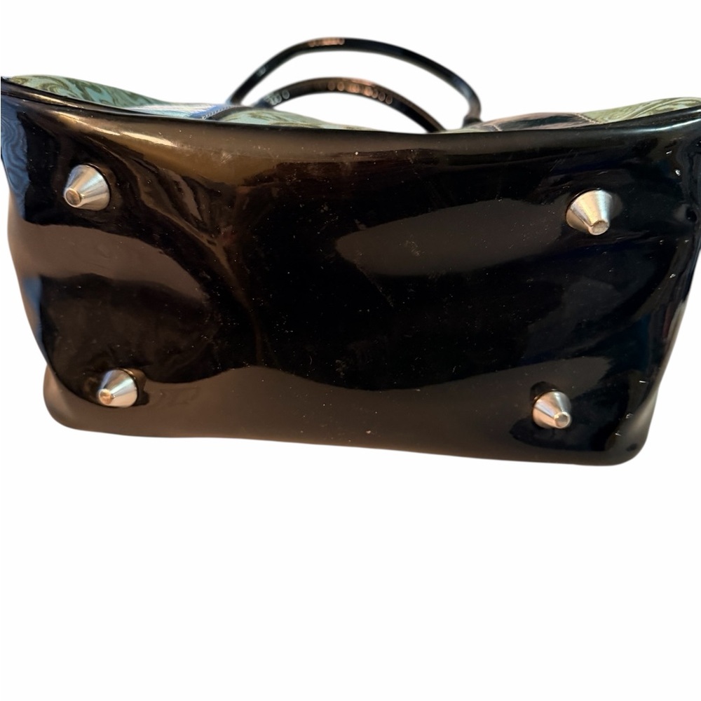 🩷 FREE WITH ANY PURCHASE Chic Black and Turquoise Green Insulated Tote Lunch Bag - Picture 11 of 11